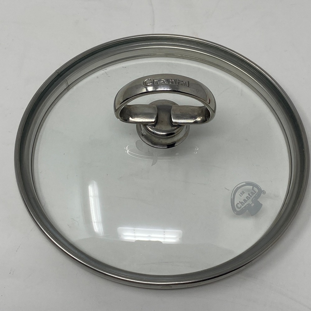 Chantal 15R 6" Outer / 5.25" Inner Replacement Pot Lid Glass Stainless Steel Rim
